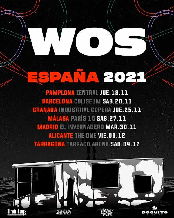 Cartel concierto Wos Pamplona